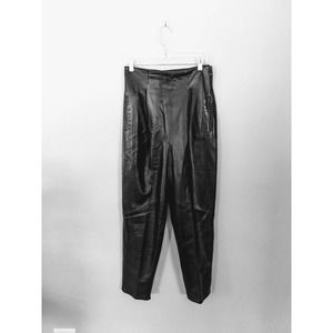 Vintage 80s Vakko Leather Pants